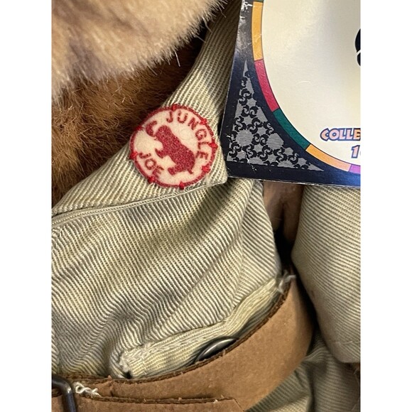 1998 Jungle Joe Talking Plush Teddy Bear Jungle Joe's Safari Friends 9" Works - Picture 7 of 7